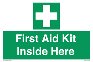 First Aid Kit Inside Here